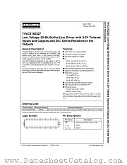 74VCX162827MEA datasheet pdf Fairchild Semiconductor
