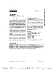 74VHC4046CW datasheet pdf Fairchild Semiconductor