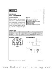 74VHC4066WM datasheet pdf Fairchild Semiconductor