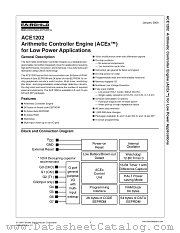 ACE1202VM8 datasheet pdf Fairchild Semiconductor