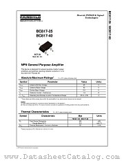 BC81740 datasheet pdf Fairchild Semiconductor