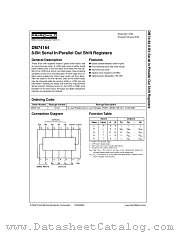 DM74164CW datasheet pdf Fairchild Semiconductor
