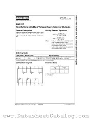 DM7417MX datasheet pdf Fairchild Semiconductor