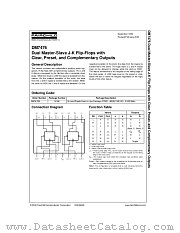 DM7476CW datasheet pdf Fairchild Semiconductor
