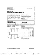 DM74LS151CW datasheet pdf Fairchild Semiconductor