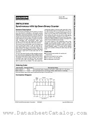 DM74LS169AMX datasheet pdf Fairchild Semiconductor