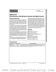 DM74LS191MX datasheet pdf Fairchild Semiconductor