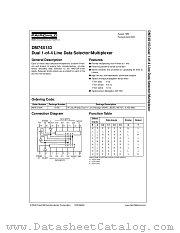 DM74S153CW datasheet pdf Fairchild Semiconductor
