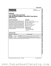 FSAV430BQ datasheet pdf Fairchild Semiconductor