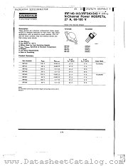 IRF141 datasheet pdf Fairchild Semiconductor