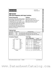 MM74HC597SJX datasheet pdf Fairchild Semiconductor