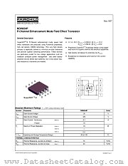 NDH854P datasheet pdf Fairchild Semiconductor