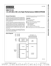 NM27C128Q150 datasheet pdf Fairchild Semiconductor