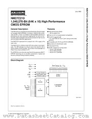 NM27C210Q90 datasheet pdf Fairchild Semiconductor