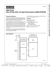 NM27C256V90 datasheet pdf Fairchild Semiconductor