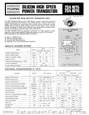 2SA1076 datasheet pdf Fujitsu Microelectronics