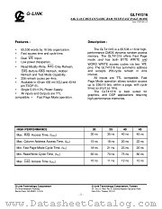 GLT41316-30TC datasheet pdf G-LINK Technology