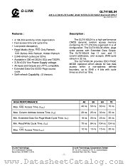 GLT4160L04S-40TC datasheet pdf G-LINK Technology