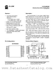 GLT6100L08SL-70ST datasheet pdf G-LINK Technology