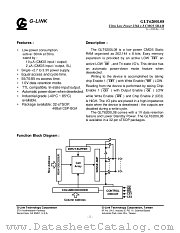 GLT6200L08LLI-85ST datasheet pdf G-LINK Technology