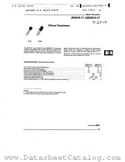 2N3414 datasheet pdf General Electric Solid State