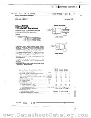 2N5490 datasheet pdf General Electric Solid State