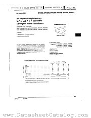 2N6282 datasheet pdf General Electric Solid State