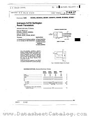BD895 datasheet pdf General Electric Solid State