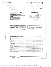 C106M datasheet pdf General Electric Solid State