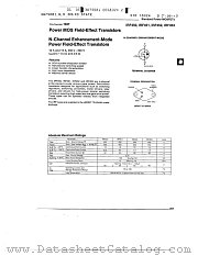 IRF453 datasheet pdf General Electric Solid State