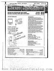 6N138 datasheet pdf General Instruments