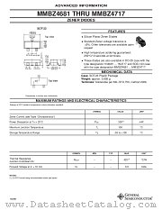 MMBZ4714 datasheet pdf General Semiconductor