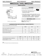 MMSZ5234 datasheet pdf General Semiconductor