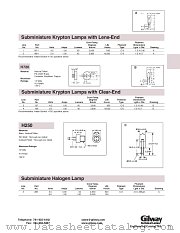 188 datasheet pdf Gilway Technical Lamp