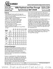 GS8161Z18D-200I datasheet pdf GSI Technology