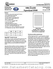 GS8180Q36D-200I datasheet pdf GSI Technology