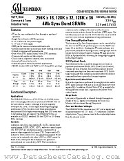 GS84032AB-150 datasheet pdf GSI Technology