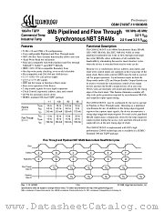GS881Z36T-100I datasheet pdf GSI Technology