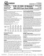 GS88236B-11 datasheet pdf GSI Technology