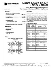 LM2902M datasheet pdf Harris Semiconductor