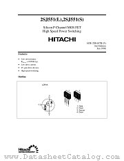 2SJ551(L) datasheet pdf Hitachi Semiconductor