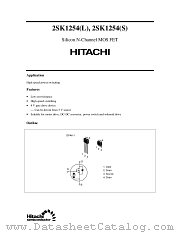 2SK1254(S) datasheet pdf Hitachi Semiconductor