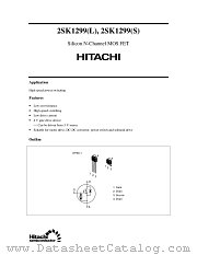 2SK1299(S) datasheet pdf Hitachi Semiconductor
