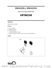 2SK1623(L) datasheet pdf Hitachi Semiconductor