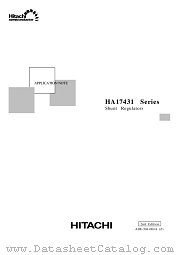 HA17431VPJ-TZ datasheet pdf Hitachi Semiconductor