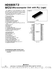 HD6805T2 datasheet pdf Hitachi Semiconductor