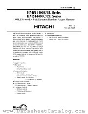 HM514400CLS-7 datasheet pdf Hitachi Semiconductor