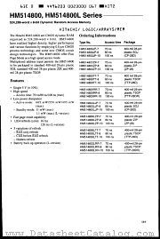HM514800ZP-10 datasheet pdf Hitachi Semiconductor