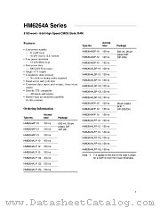 HM6264ALP-12 datasheet pdf Hitachi Semiconductor