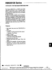 HM628128R-7 datasheet pdf Hitachi Semiconductor